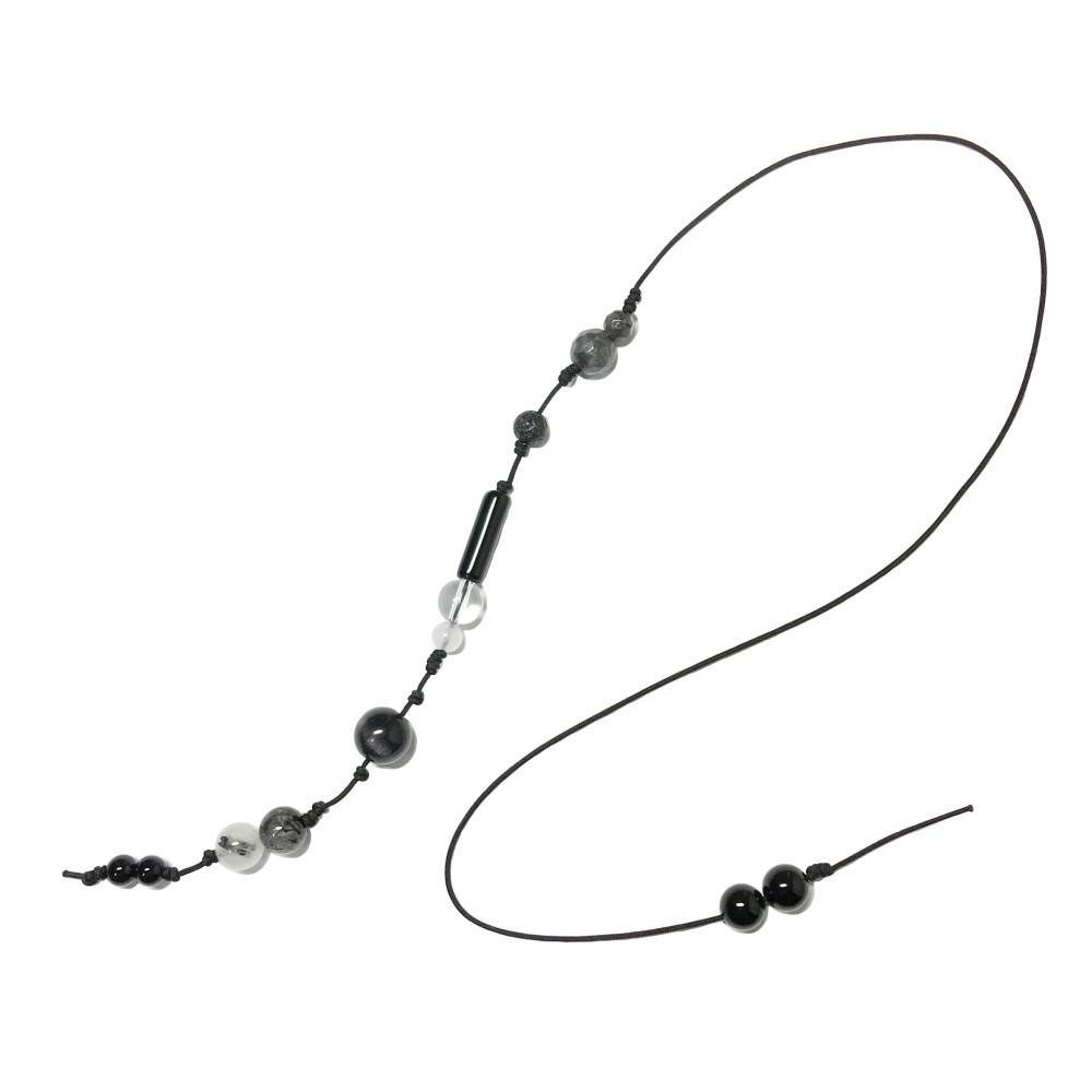 설산 원석 매듭 책갈피