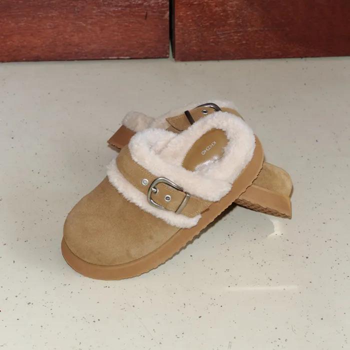 Nestel fur slipper / BEIGE