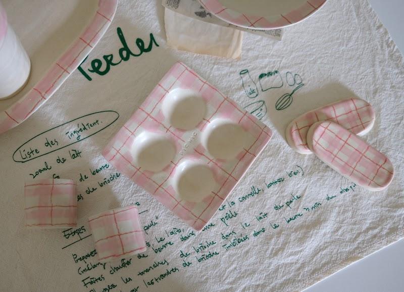 ［new］picnic pink_egg tray