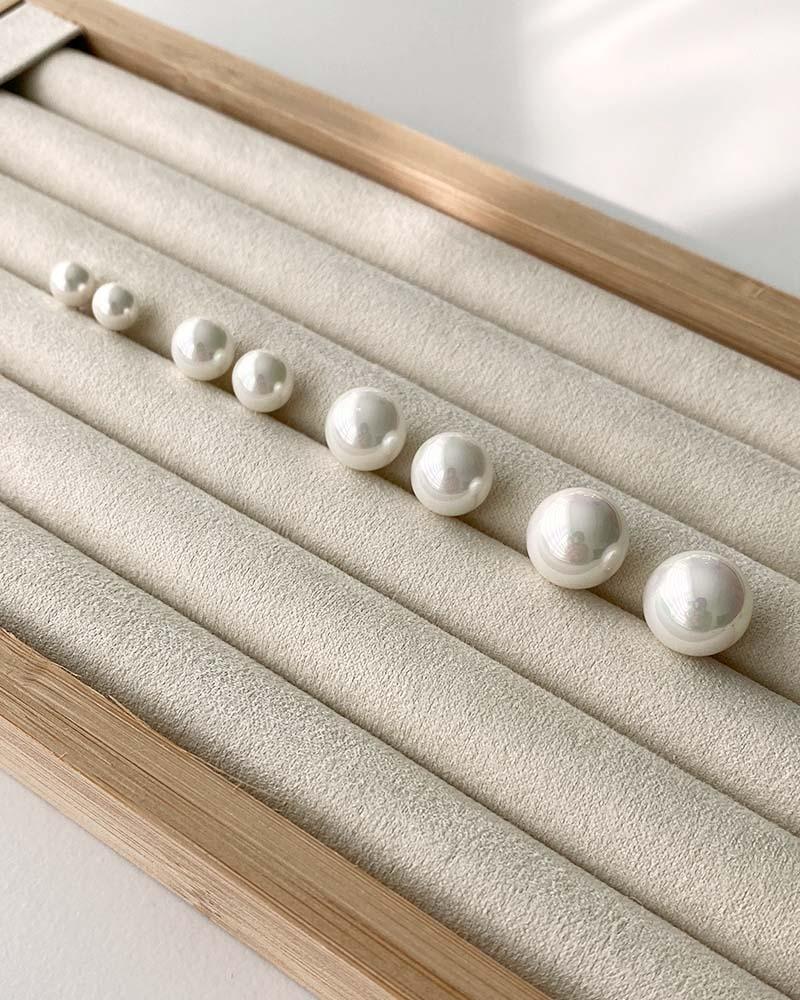 실버925 더베이직 진주 귀걸이 E0410