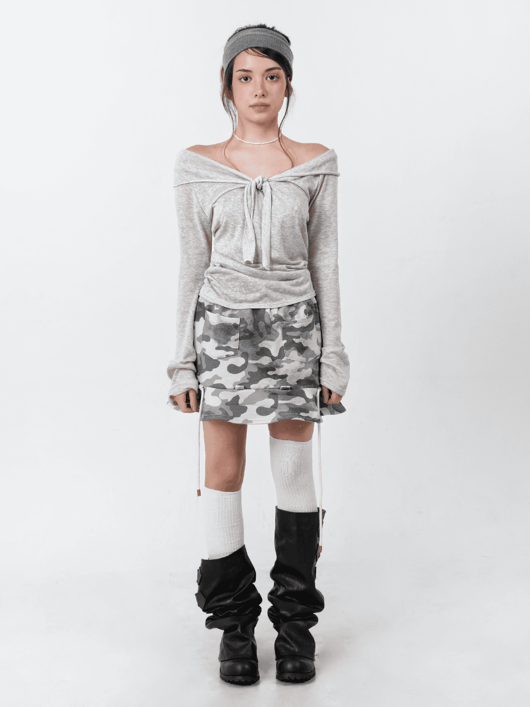(4/28 예약배송 추가 5% 할인)Nomad Rope Cargo Skirt