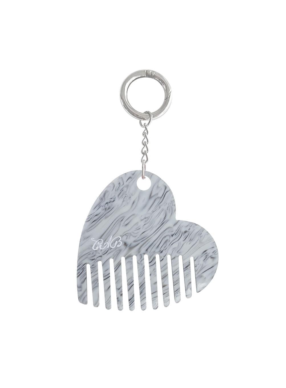 Heart comb keyring2 (2colors)
