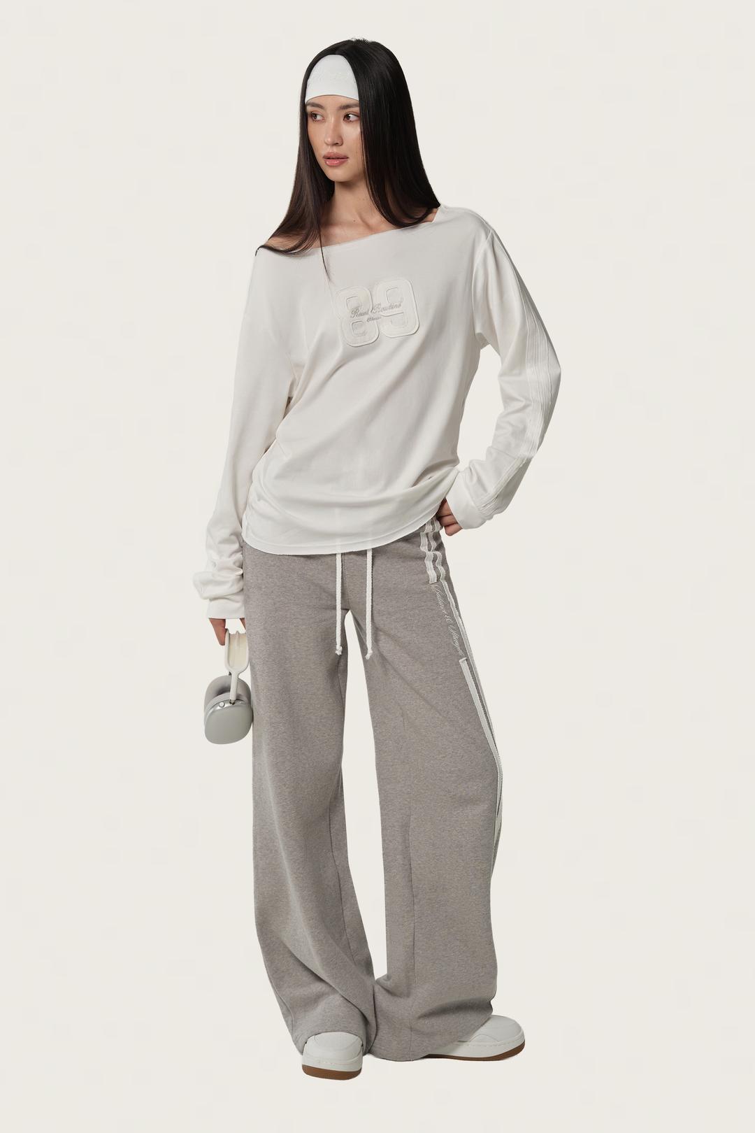 Reset routine loose top, White