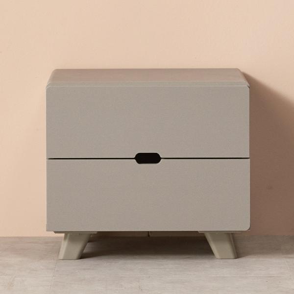 몰리 2단 서랍 침대 옆 협탁 400