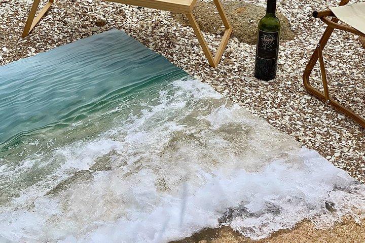 웨이브블랭킷 비치타올 패브릭 포스터 윤슬 파도 바다 바스타올 캠핑 여름 극세사 담요 돗자리