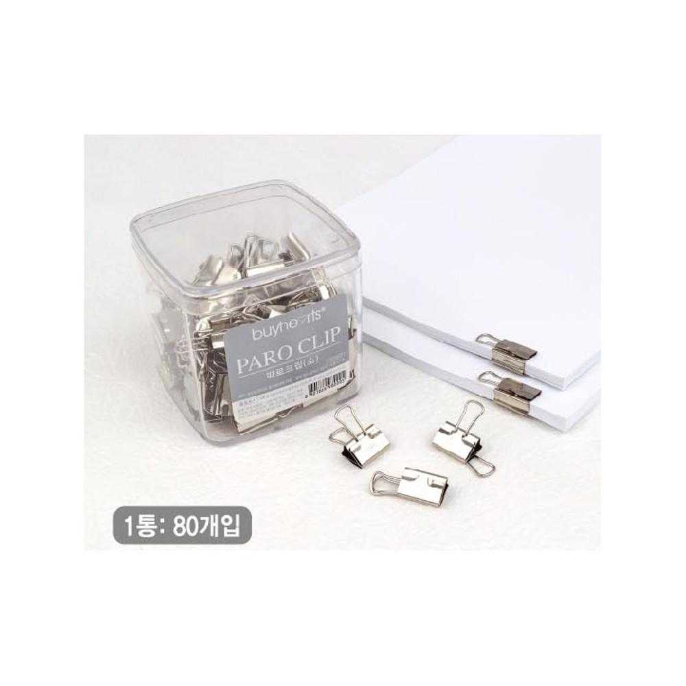 오피스트리 바이하츠 파로크립(소) 1통 80개입/클립/크립/사무/문구
