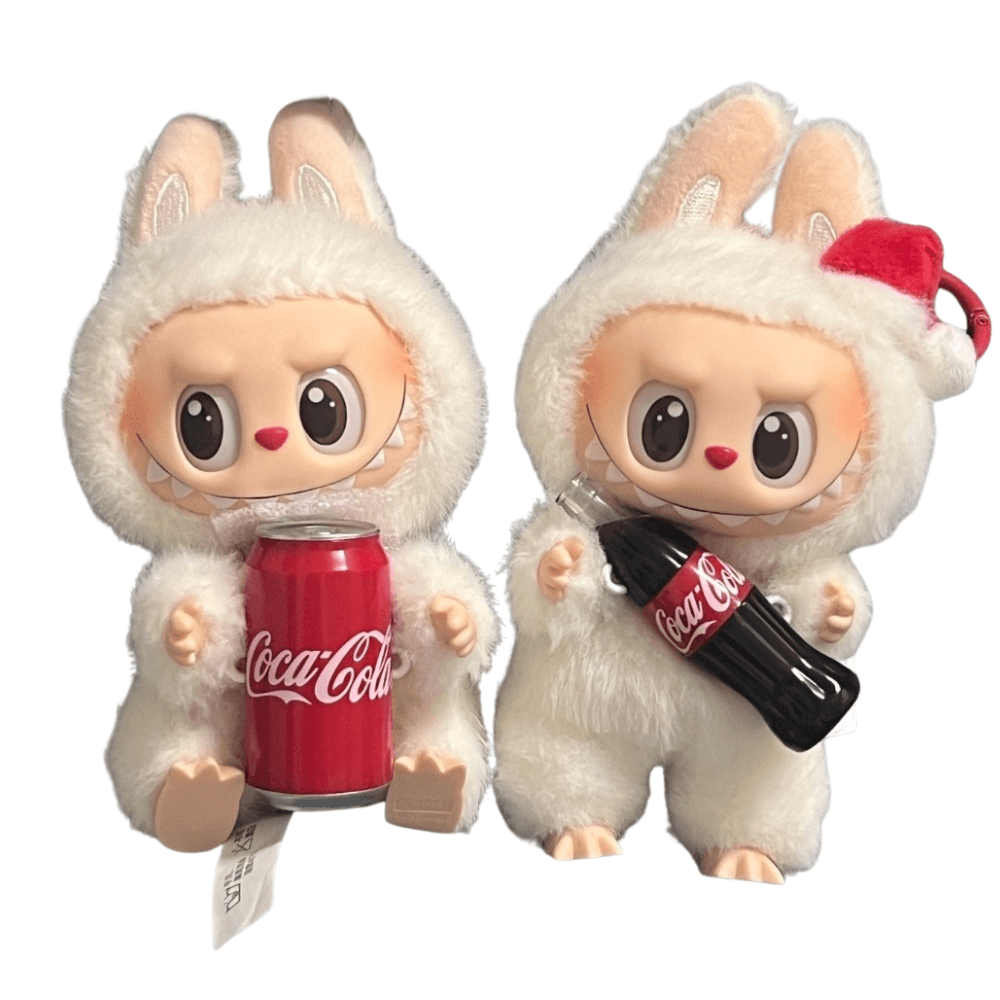 팝마트 라부부 키링 인형 코카콜라