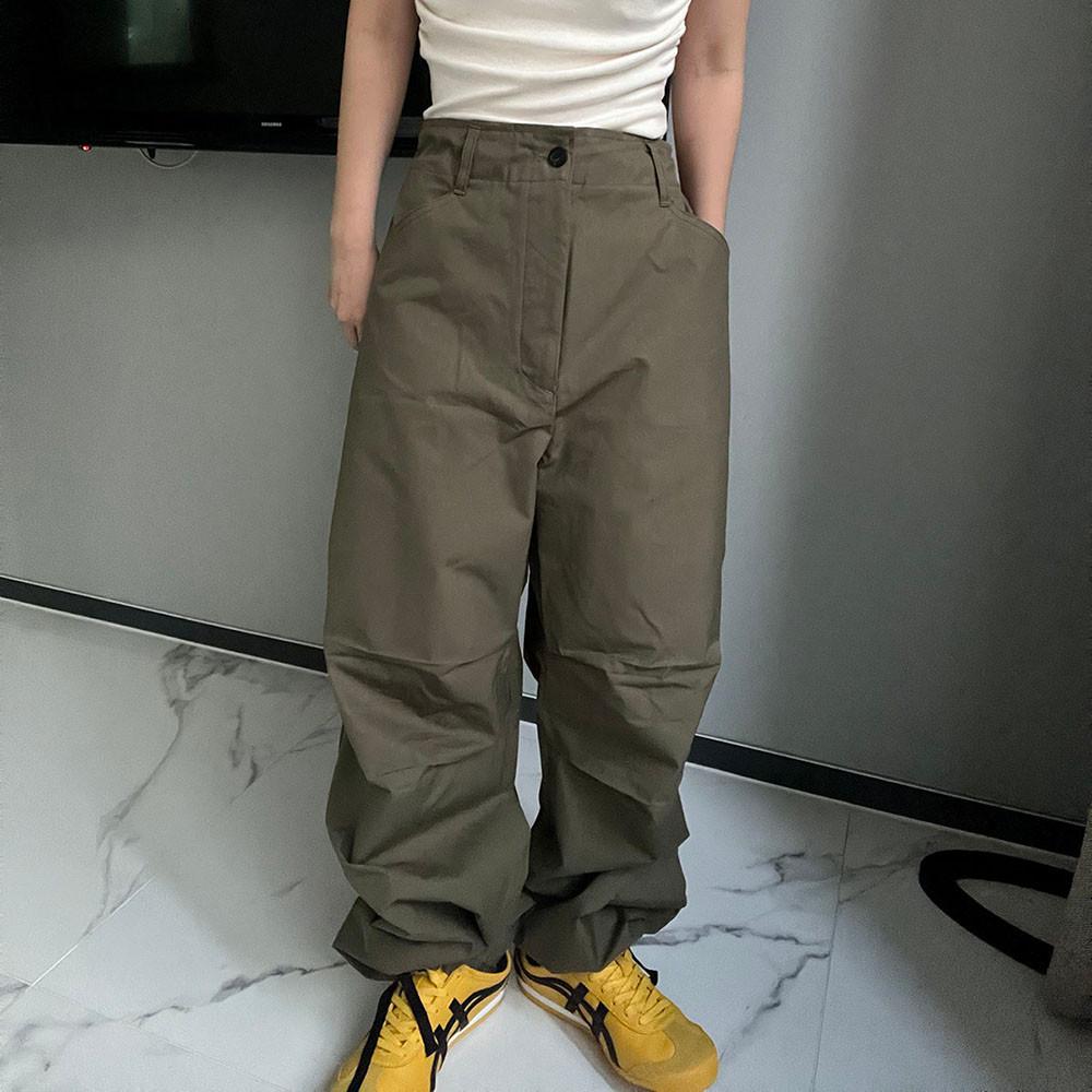 parachute wide cotton pants 파라슈트 코튼 팬츠 (2color)