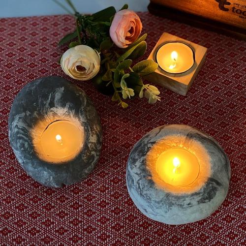 천연 점토 캔들 스톤 만들기 DIY 키트