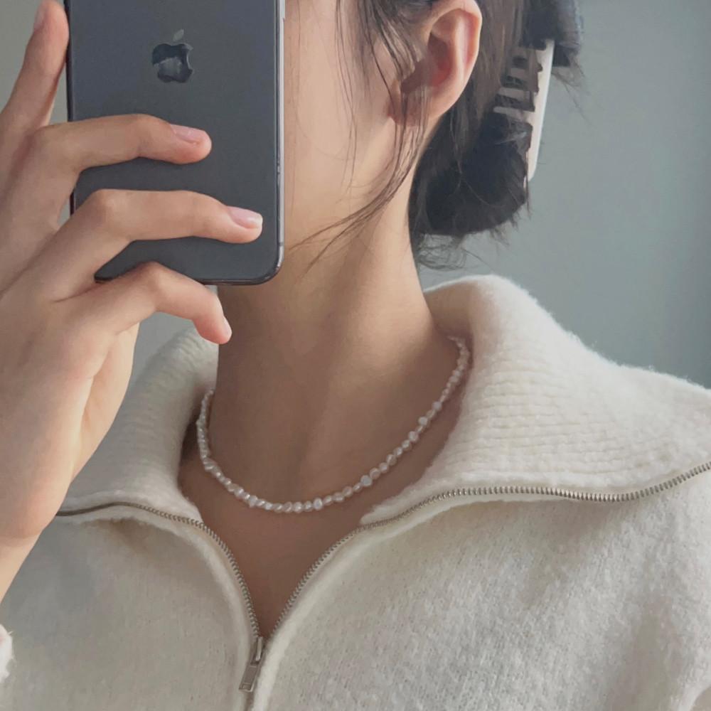 유기견후원 담수진주목걸이 진주목걸이