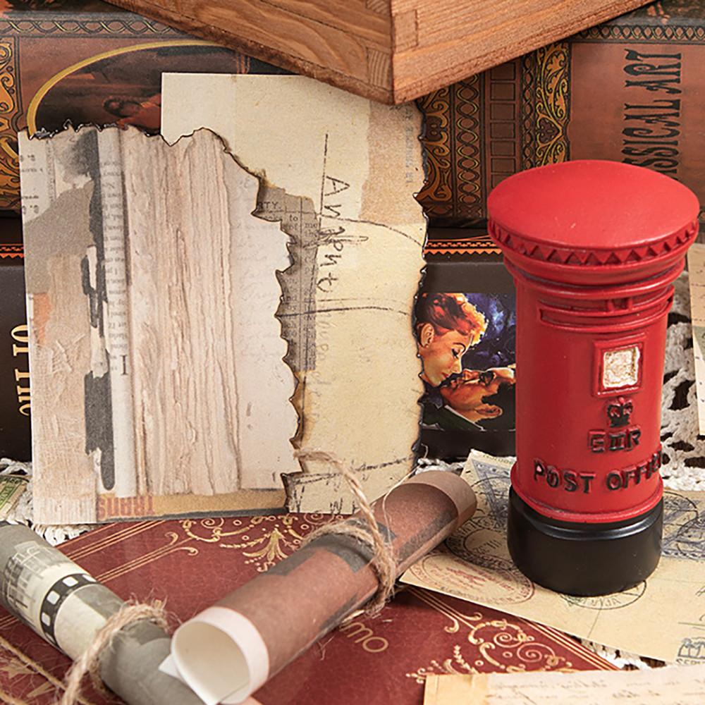 빈티지 다꾸 레트로 콜라주 배경지 페이퍼 50매