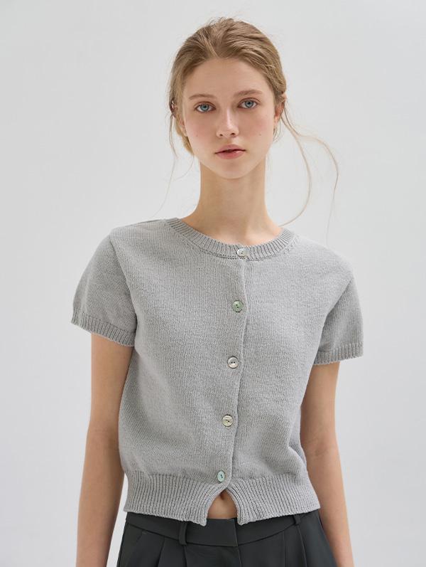 BOLD HALF CARDIGAN (MUTE MINT)