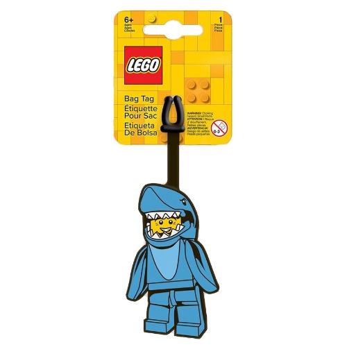 레고 여행용 캐리어 러기지택 네임택 클래식 상어