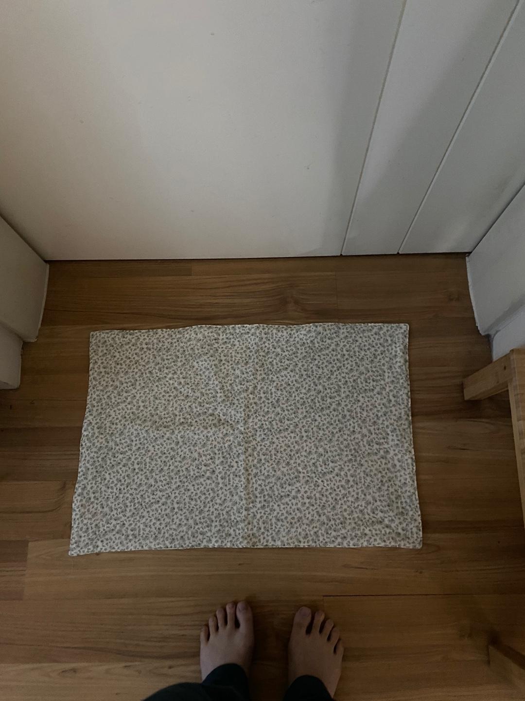 (플라워/무지) 양면 거즈 발수건