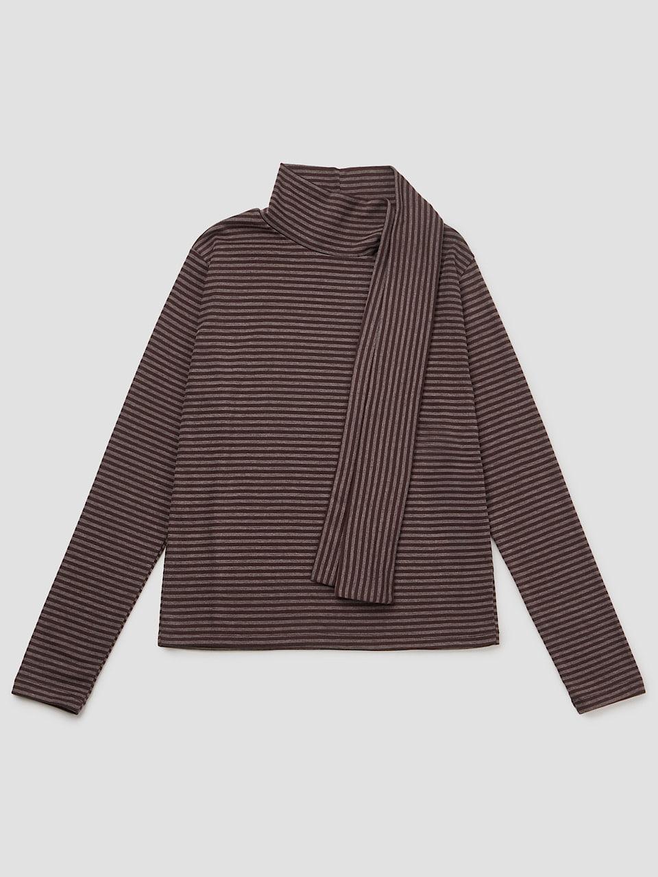 Scarf Neck Longsleeve (2C)