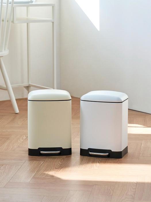 프랑코 셀렉트 무소음 페달휴지통 6L(돔사각형)