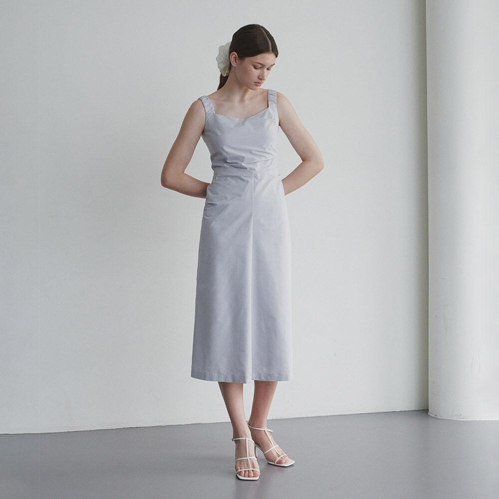 Draped Sleeveless Dress SW4MO735-7C