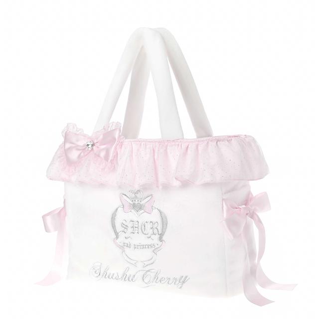 Hime glitter bag (white)