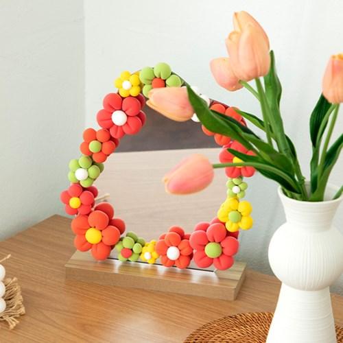 [솜씨키트] 플라워 클레이 탁상거울 만들기 DIY 키트