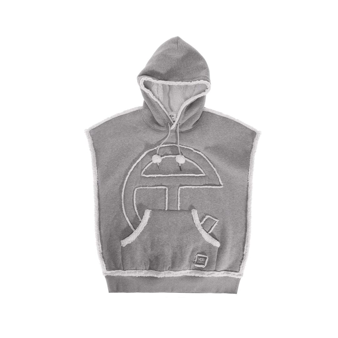 UGG x TELFAR Sideless Hoodie - Heather Grey - M/L