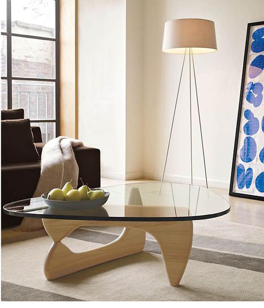 이사무 노구치 원목 우드 강화유리 커피테이블 유아인 테이블