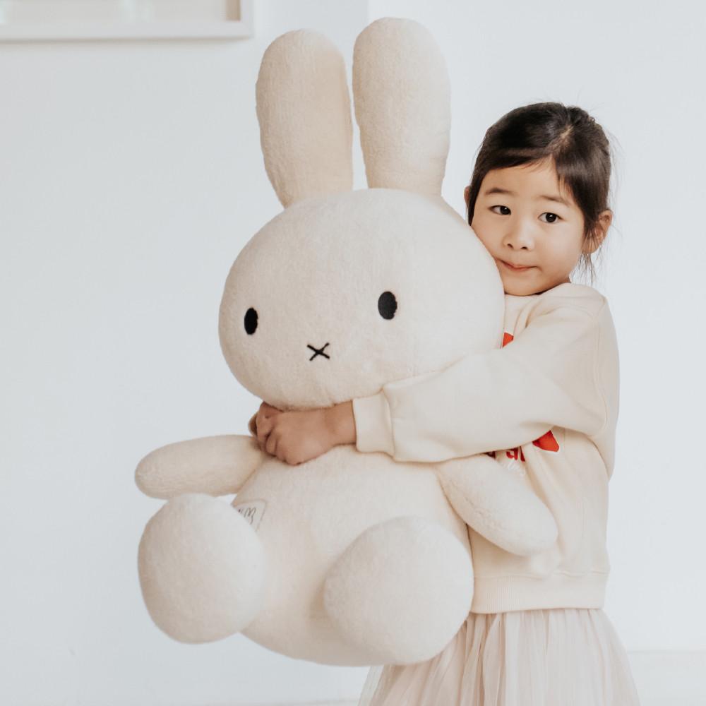 miffy 미피 테리 토끼 애착 인형 크림 - 70cm