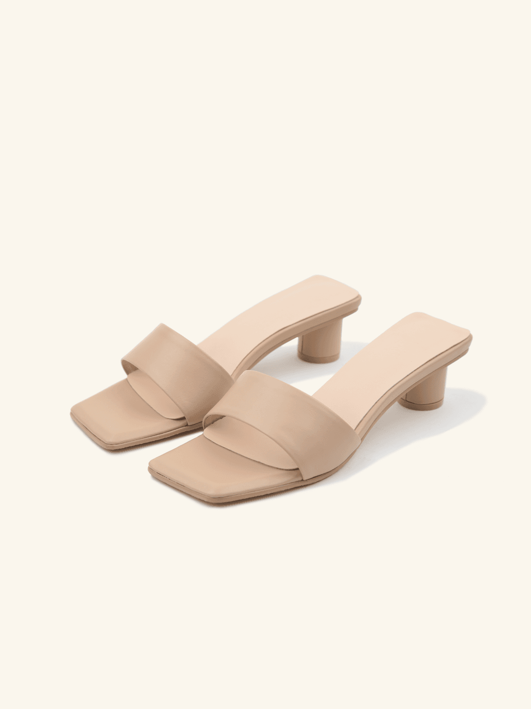 DEMOORE mule / 베이지