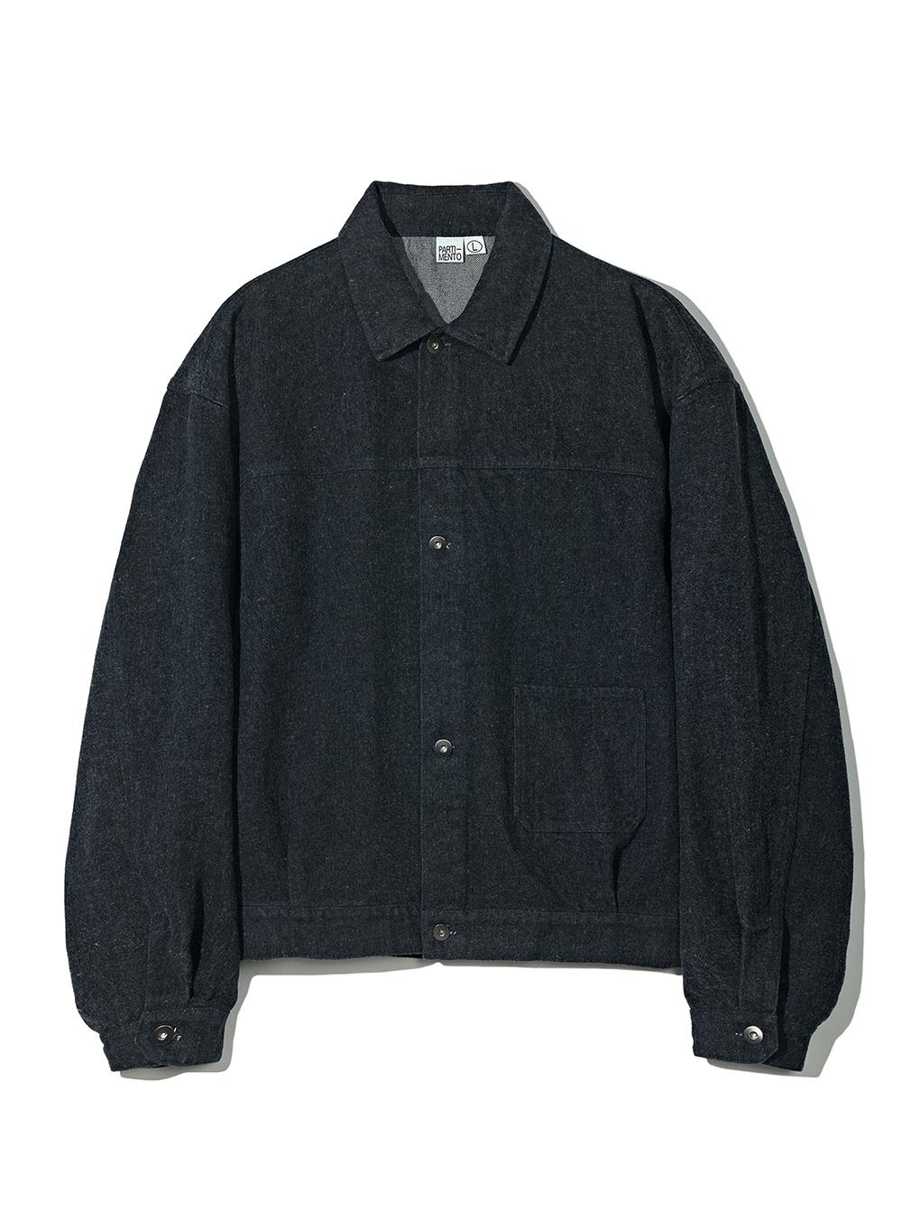 Brushed Denim Trucker Jacket