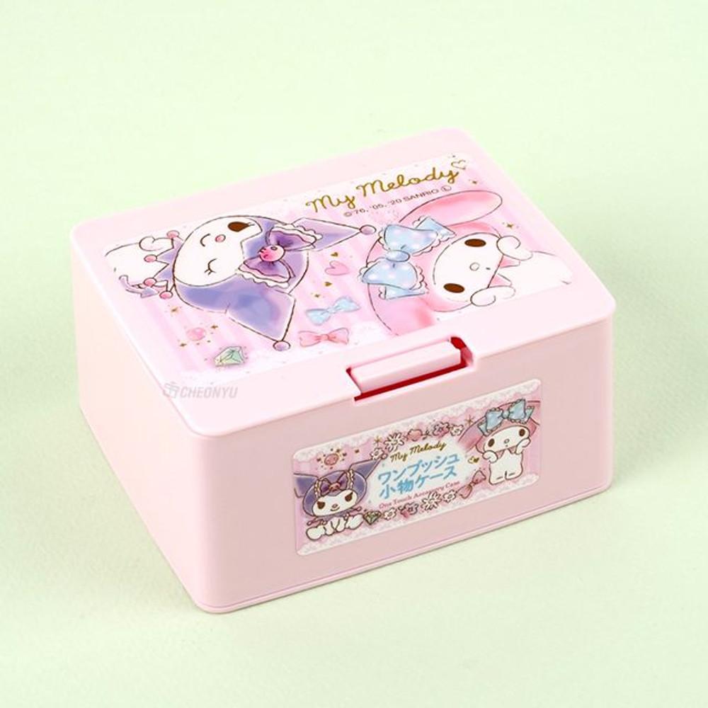 산리오 쿠로미 x 마이멜로디 원터치 소품보관함 일본정식수입