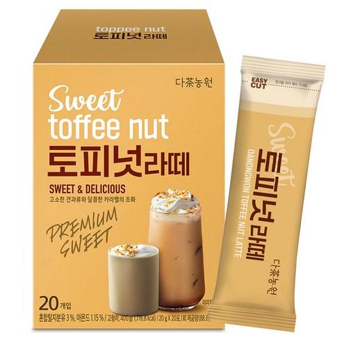 다농원 토피넛라떼, 20g, 20개입, 1개 - 티/전통차 | 쿠팡