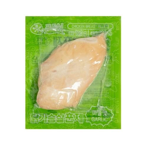 푸드원 냉장 훈제 닭가슴살 마늘맛, 100g, 30개