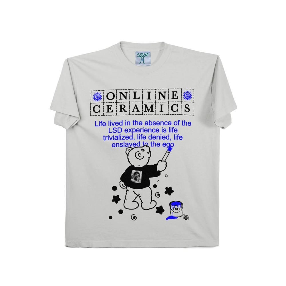 [Online Ceramics] LSD Head Tee Cement 온라인 세라믹스 LSD 헤드 반팔 티셔츠 시멘트
