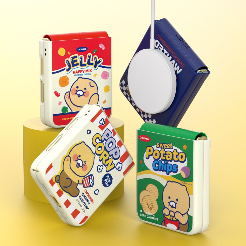 갤럭시 Z플립6 지플립6 케이스 힌지보호 맥세이프 카카오 프렌즈 스낵 춘식이 에어로 플렉스M