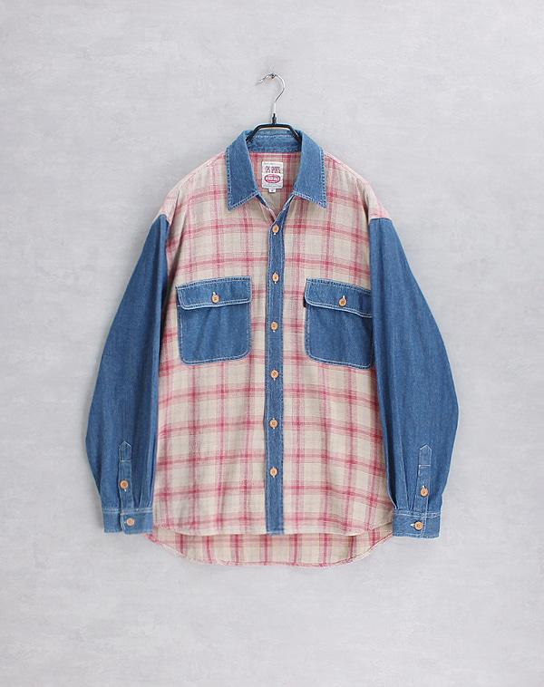CPS SPORTS _ check denim shirt