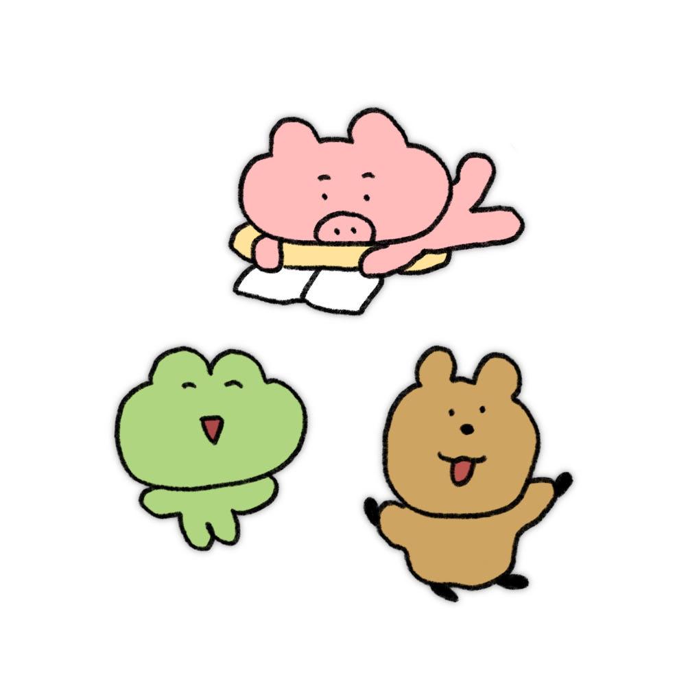 스튜디오604 3종 뽀시래기 BIG 투명톡