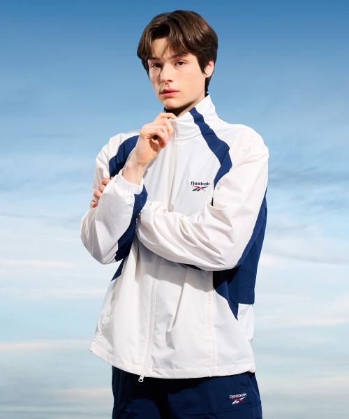 일립스 윈드 브레이커 - 화이트:네이비