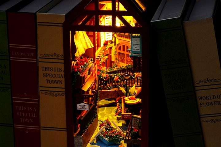 [DIY]북엔드 책꽂이 미니어처 동화마을 - 콜마르 타운