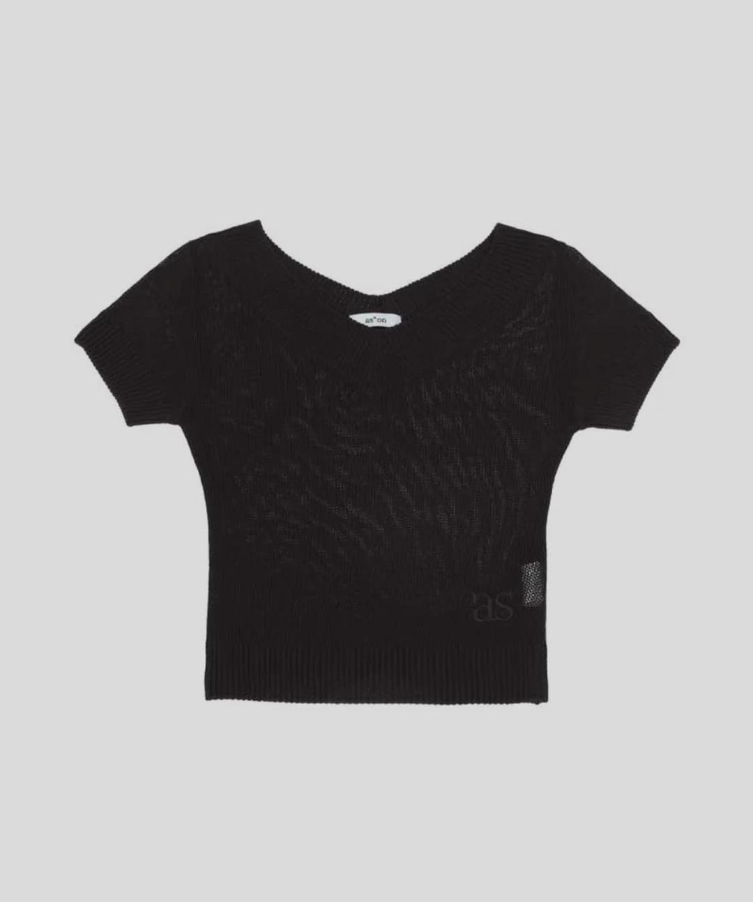Ason shy v-neck knit | 후루츠패밀리
