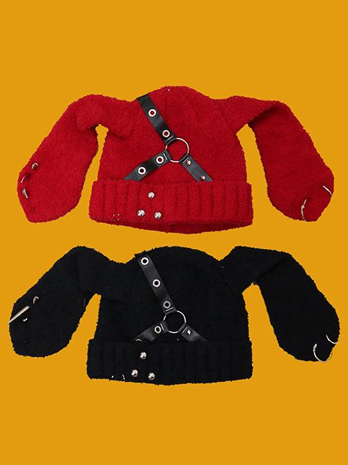 punk bunny bunny beanie (2color)