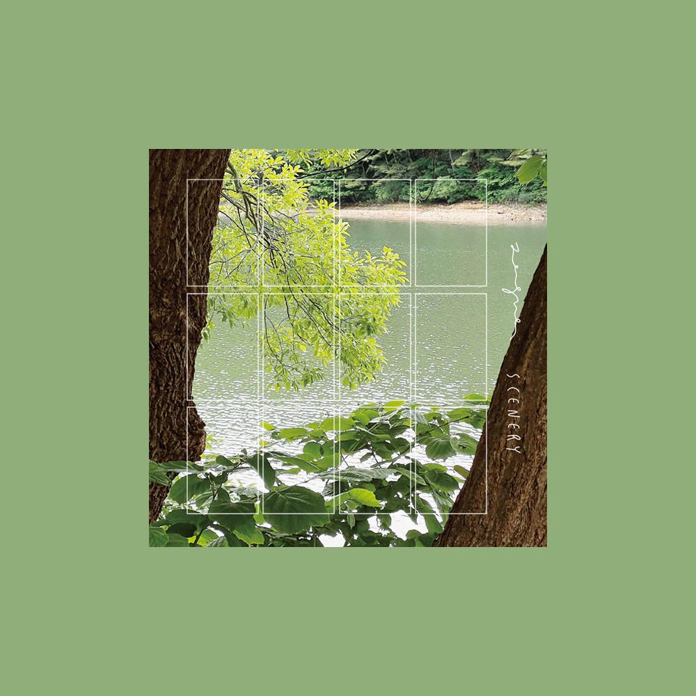 serene lake sticker / 고요한 호수 스티커 / 시너리 스티커