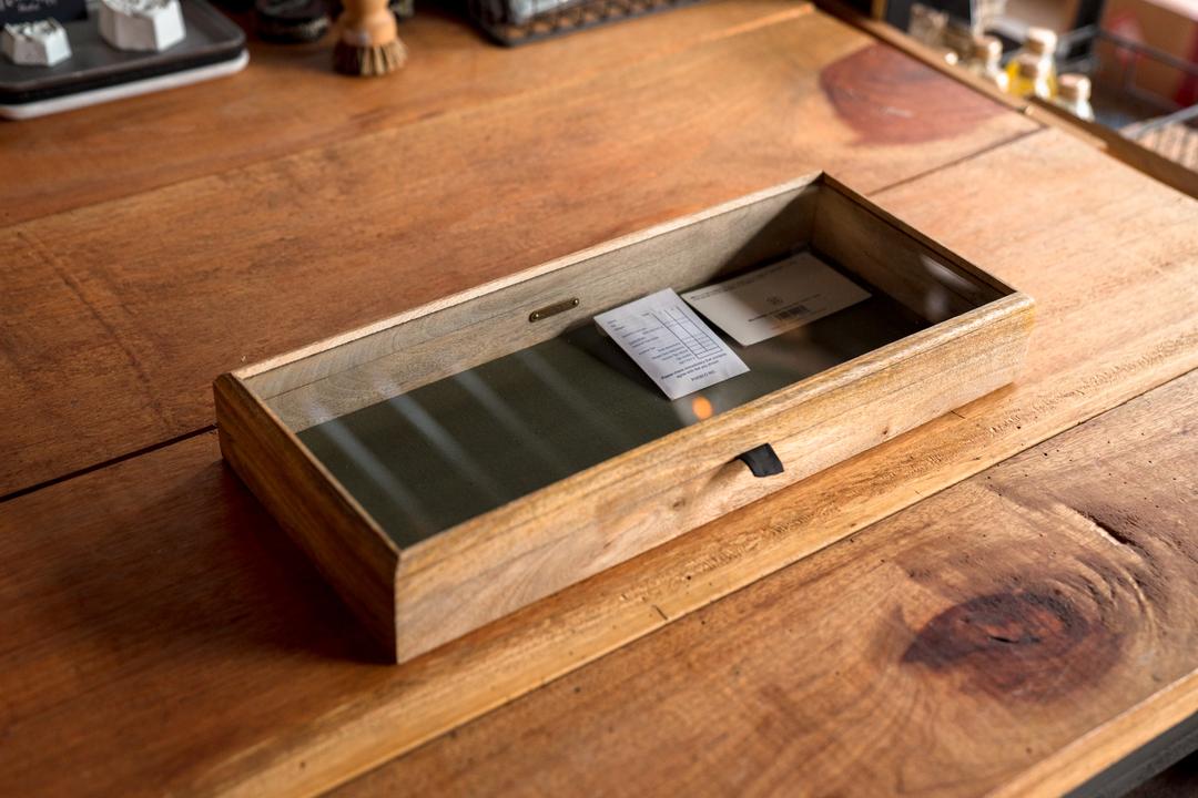 푸에브코 PUEBCO / WOODEN DISPLAY BOX / Large