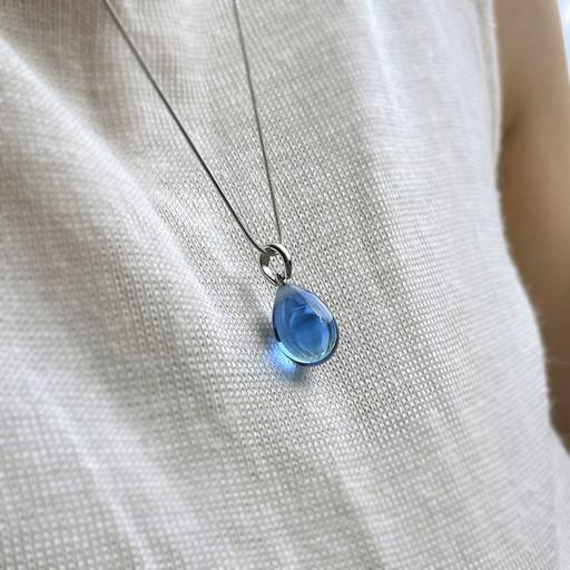 유리공예💧새벽이슬 목걸이