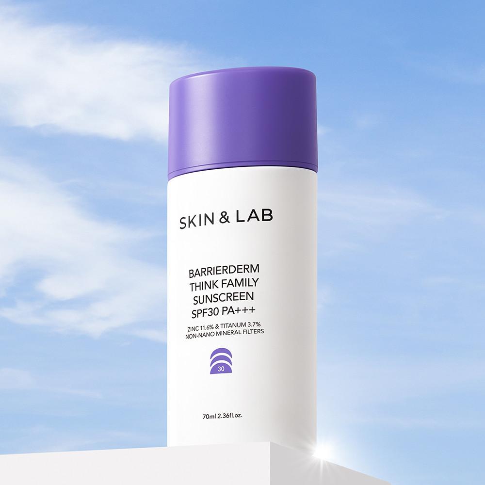 스킨앤랩 베리어덤 띵크 패밀리 선스크린 70ml l SPF30 PA+++