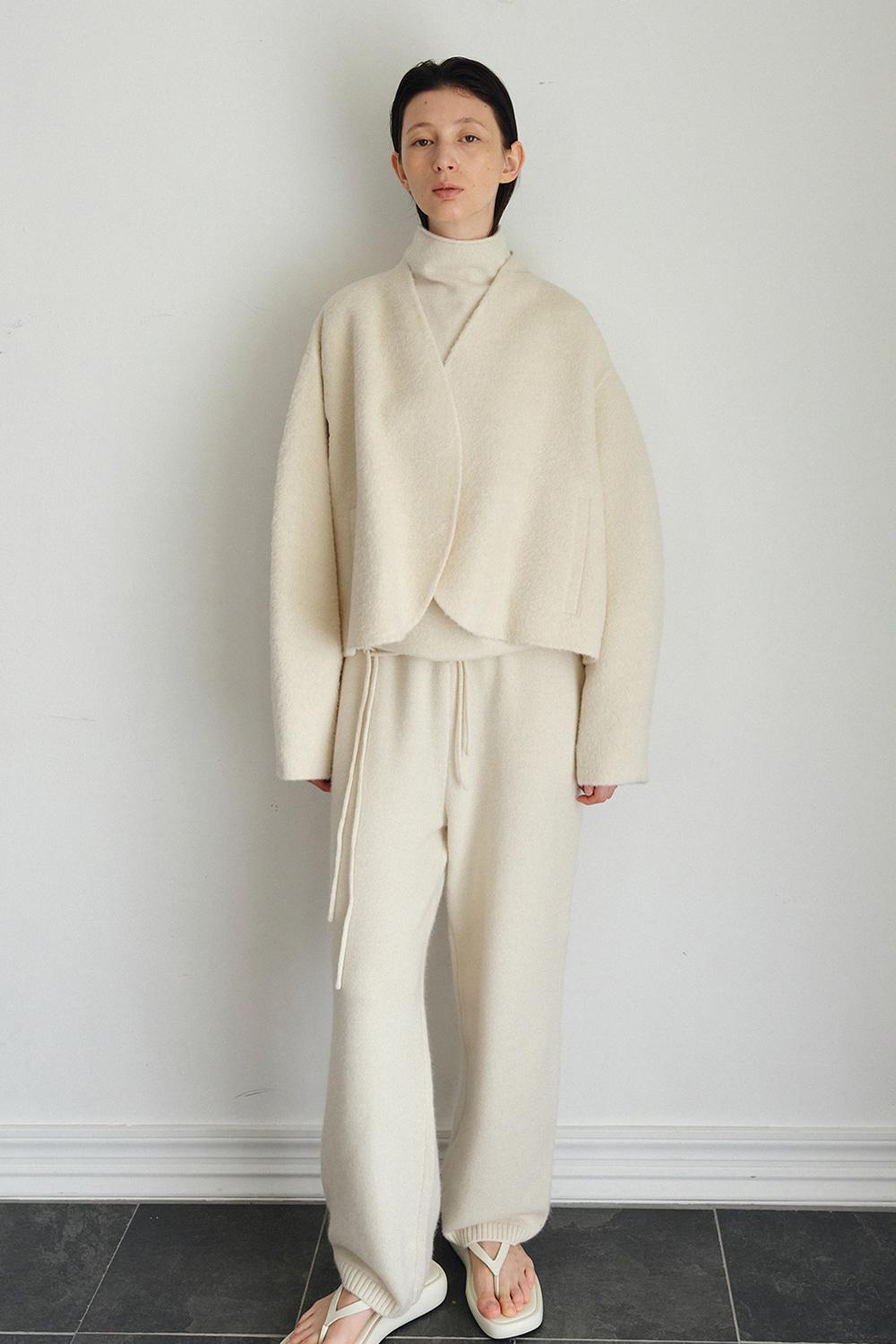 Knit Jogger Pants_Ivory