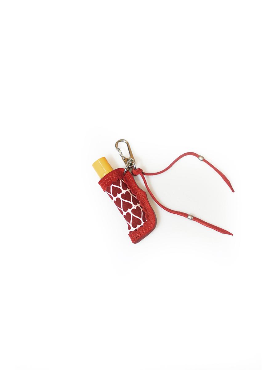 heart lip balm case
