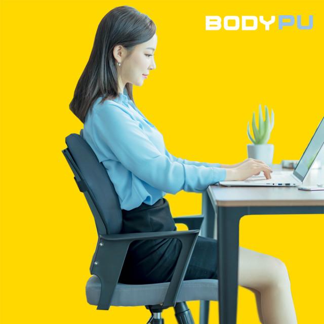 바디퓨 의자등받이쿠션 허리쿠션 의자허리받침