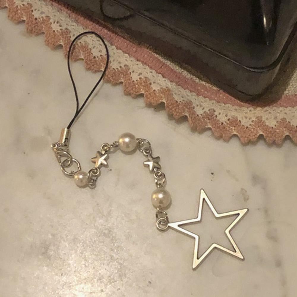 드롭 진주 별 스트랩