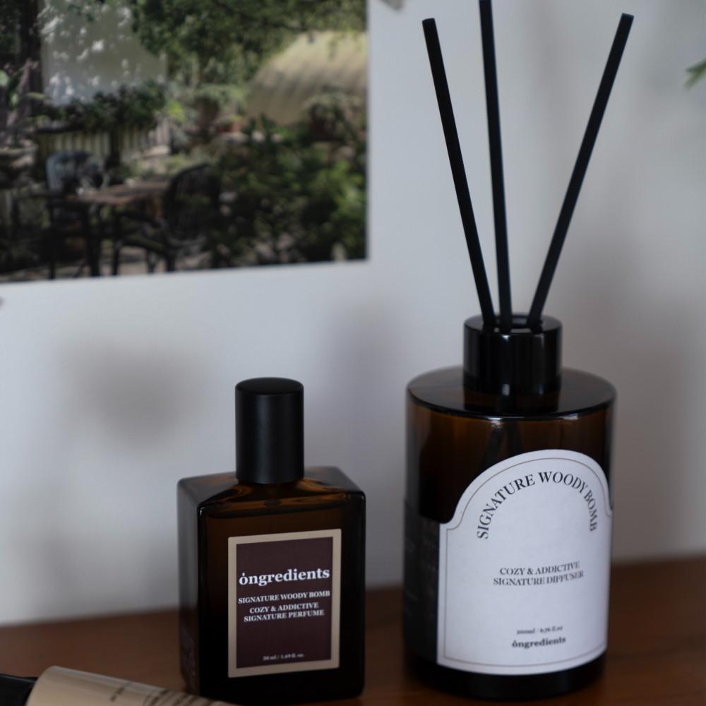 [라이프스타일SET]온그리디언츠 시그니처 2종 세트(우디향수+우디디퓨저)