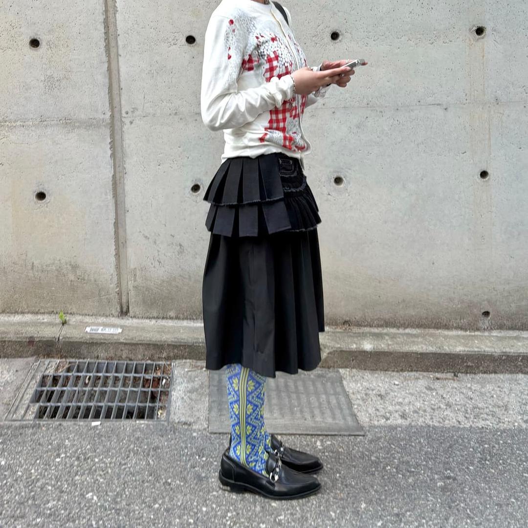 levi’s remade frill skirt belt | 후루츠패밀리