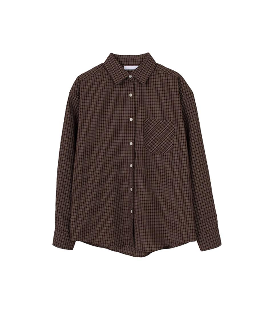 003 Vintage Check Shirt (brown)